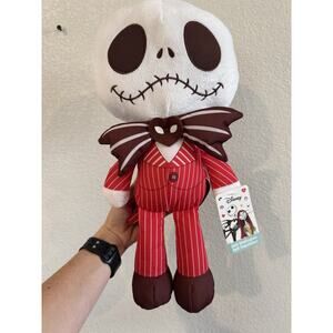 Nightmare Before Christmas Disney 16” Jack Skellington Plush NWT
